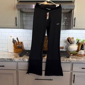 Nike Black Flare Leg Pants